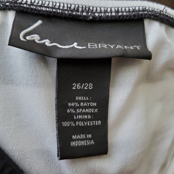 Lane Bryant Striped Strapless Plus Size Maxi Dress Size 26/28 - Picture 6 of 6